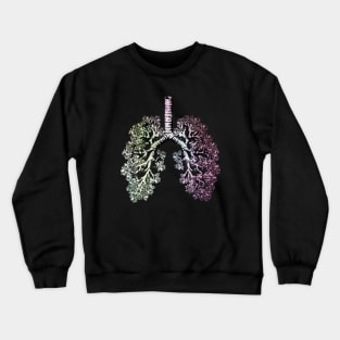 Lung Anatomy / Cancer Awareness 6 Crewneck Sweatshirt